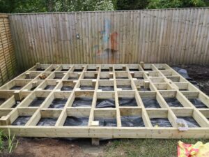 We always ensure that our decks are solid and don't bounce!